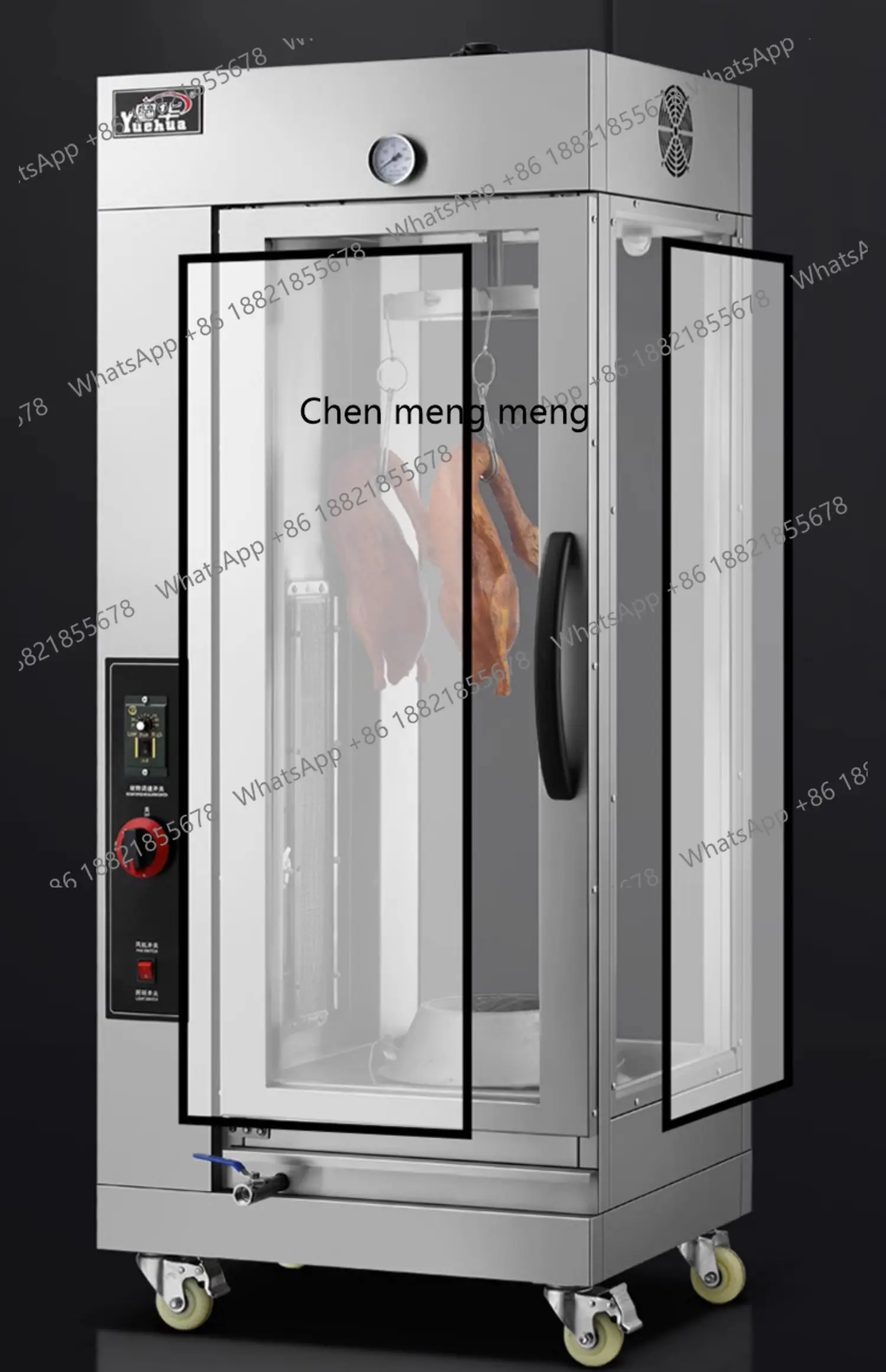 

18 type gas charcoal commercial large roast poultry box roast chicken duck stove rotating vertical roast chicken legs