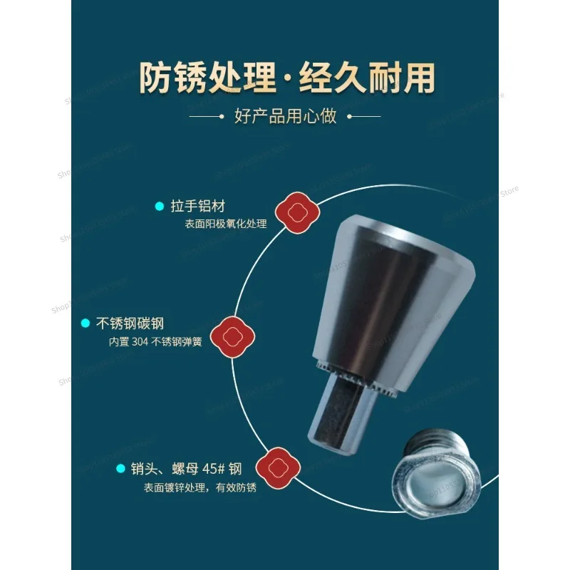 For Spring Plunger Stainless Steel Pin Positioning  Cylindrical  Knob Screw MS5630 Indexing Pin