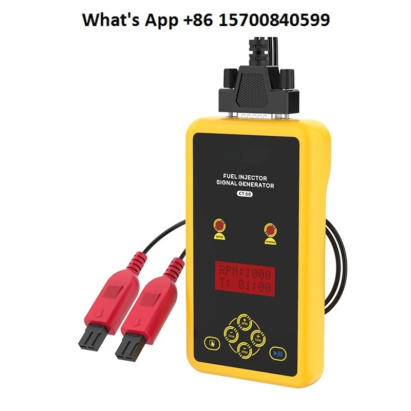 Automobile Fuel Injector Pulse Signal Generator Auxiliary Ultrasonic Cleaner Testing Instrument Manual Cleaning Tool