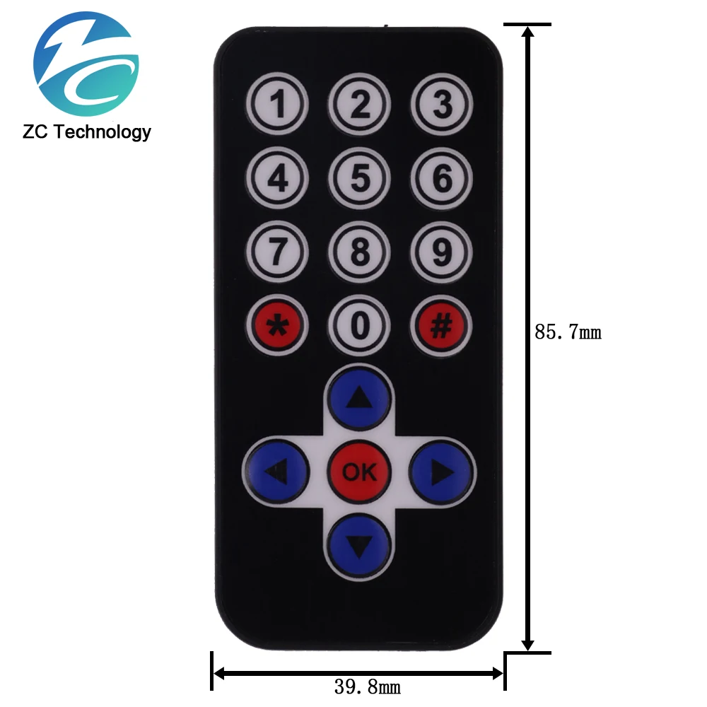 مجموعة وحدة تحكم عن بعد لاسلكية بالأشعة تحت الحمراء ، مجموعة تصنعها بنفسك ، اردوينو التوت ، HX1838 ، 1 5 10 Pi لكل لوت