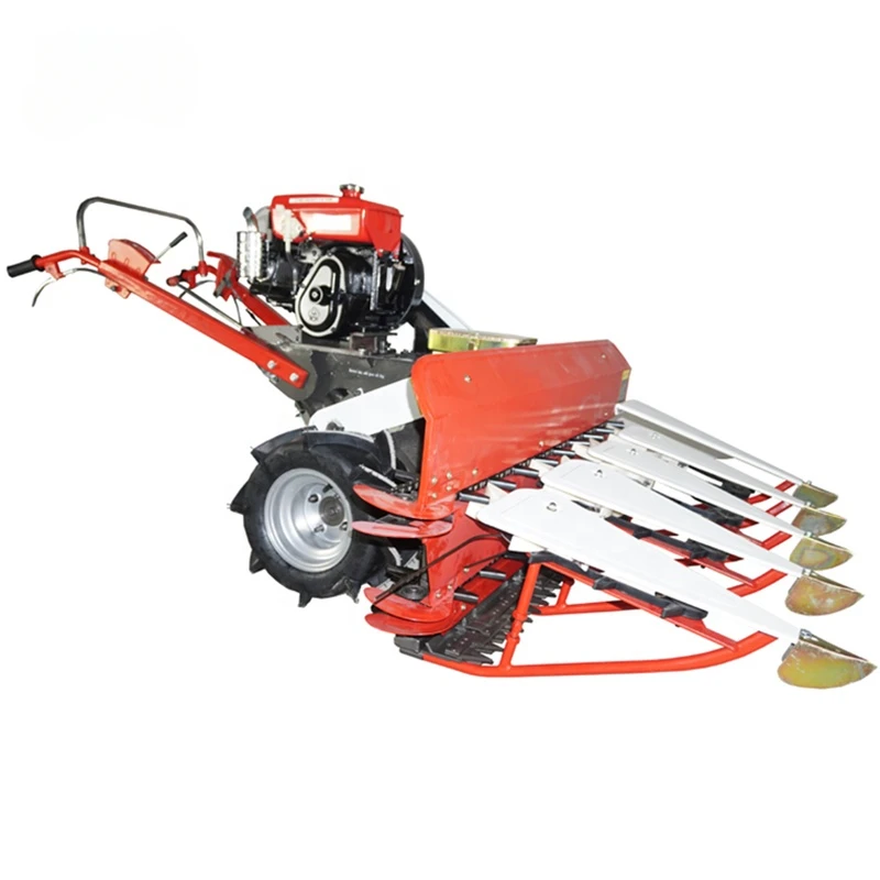 High efficiency and easy operation mini wheat combine harvester