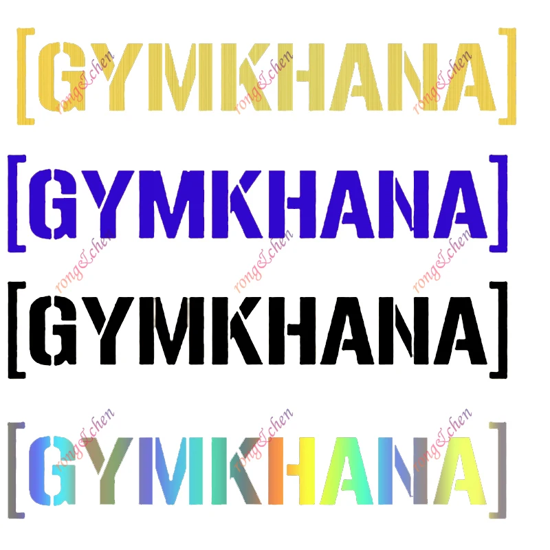 

Creative Car Sticker GYMKHANA for Car Motorcycle Racing Helmet Laptop Trunk Body Car Window Surfboard Waterproof PVC Vinyl Decal