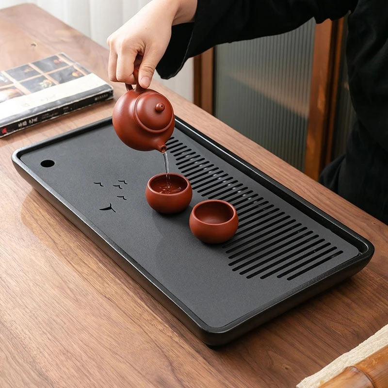 Tableware Luxury Tea Tray Hospitality Dining Living Room Living Room Long Kitchen Tea Tray Chinese Chinese Home Decorationgs