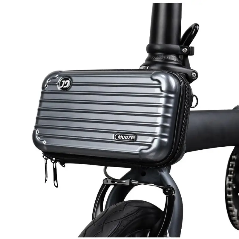 Front Bicycle Carrier Mount Adapter Bag Block Bracket Kit with Screws Firm Fixation Easy Installation for Bikers