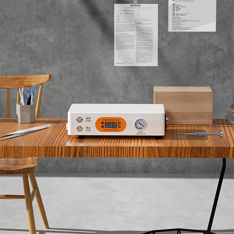 

M1 7 inch Screen LCD Bubble Remover Machine High Pressure LCD Screen Renovation For Phone Repair Need External Pump