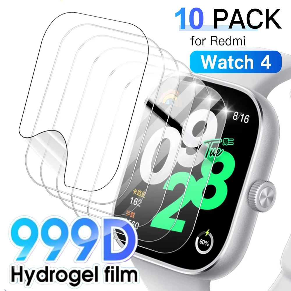 Screen Protector for Mi Redmi Watch 4 Scratch Resistant HD Protective Hydrogel Films for Redmi Watch4 Smart Watch Accessories