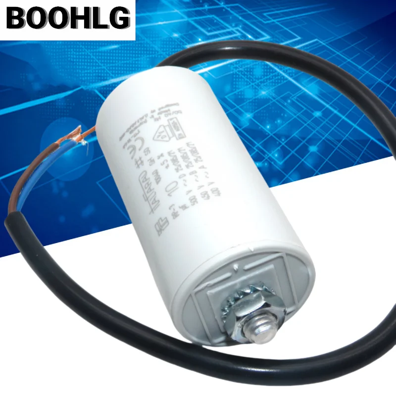 

1PCS Italfarad 10uF RP-3 450VAC start-up capacitor 400VAC