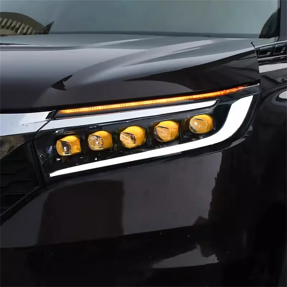 

Car Led Headlight Assembly For 17-20 Honda Avancier DRL daytime running light turn signal 2pcs