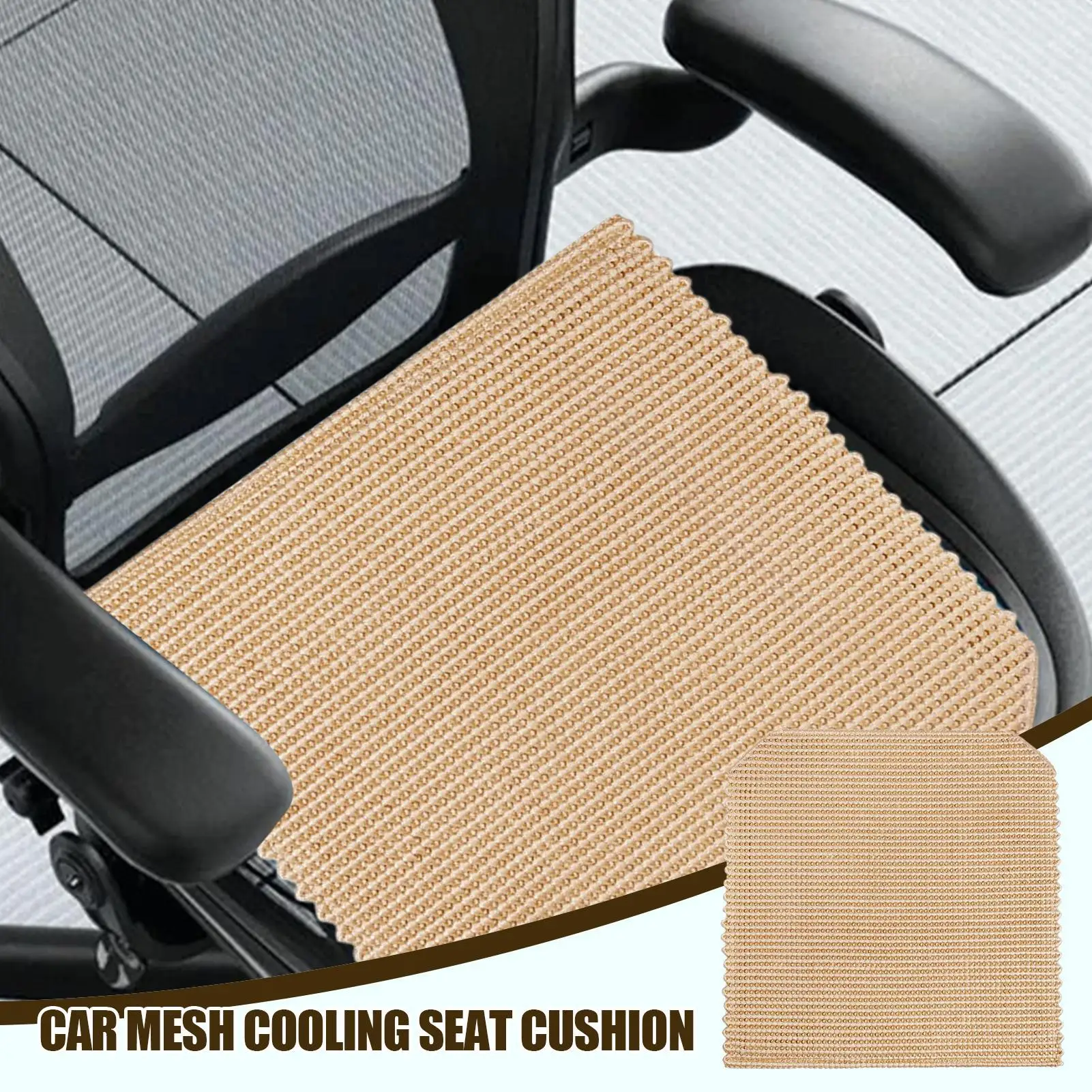 Cooling Seat Covers For Cars Cooling Seat Covers For Trucks Non Slip Protector Front Chair Pad Breathable For Men Baby - Image 2