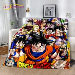 Anime 3D D-Dragon-Ball Japan Cartoon Soft flanella coperta per letti camera da letto divano Picnic, coperta da tiro all'aperto regalo per il tempo libero