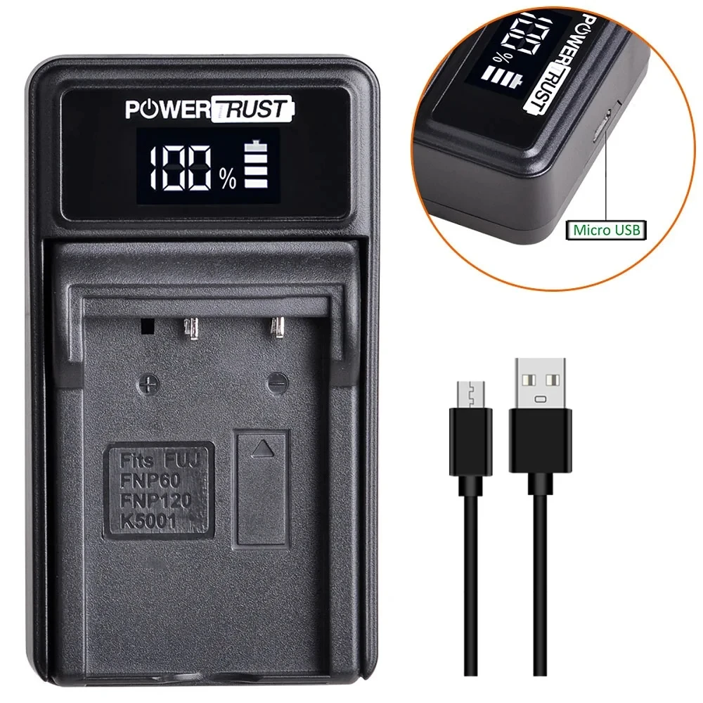 Batería y cargador NP-120 FNP120 NP120 de 1800mAh para Fujifilm FinePix F10 F11 Zoom M603 MX4 603 batería celular DLI7