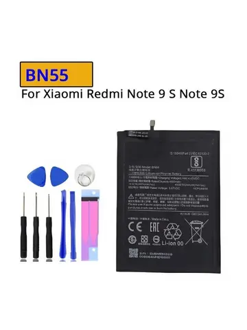 For Xiaomi Redmi Note 9S Note9S BN55 5020mah Replacement Mobile Phone Battery