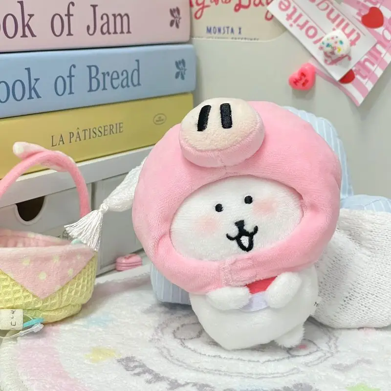 Adorable Self-Deprecating Bear Cotton Doll 10cm Cute Pig Nose Headwear 13cm Japanese Style Toys And Hobbies Dolls Accessories