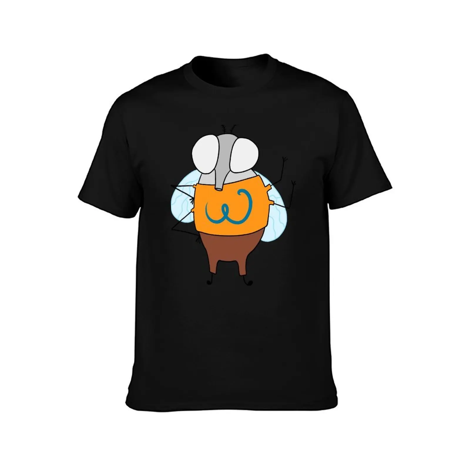 White Drosophila Mutant T-Shirt Large Size Casual Tee Shirt T-Shirt