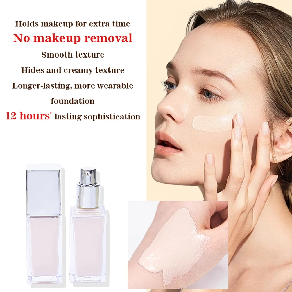 Private Label 8-Farben-Grundierung, individuelles Logo, vollständige Abdeckung, natürliche feuchtigkeitsspendende Ölkontrolle, langanhaltendes Make-up, tierversuchsfrei