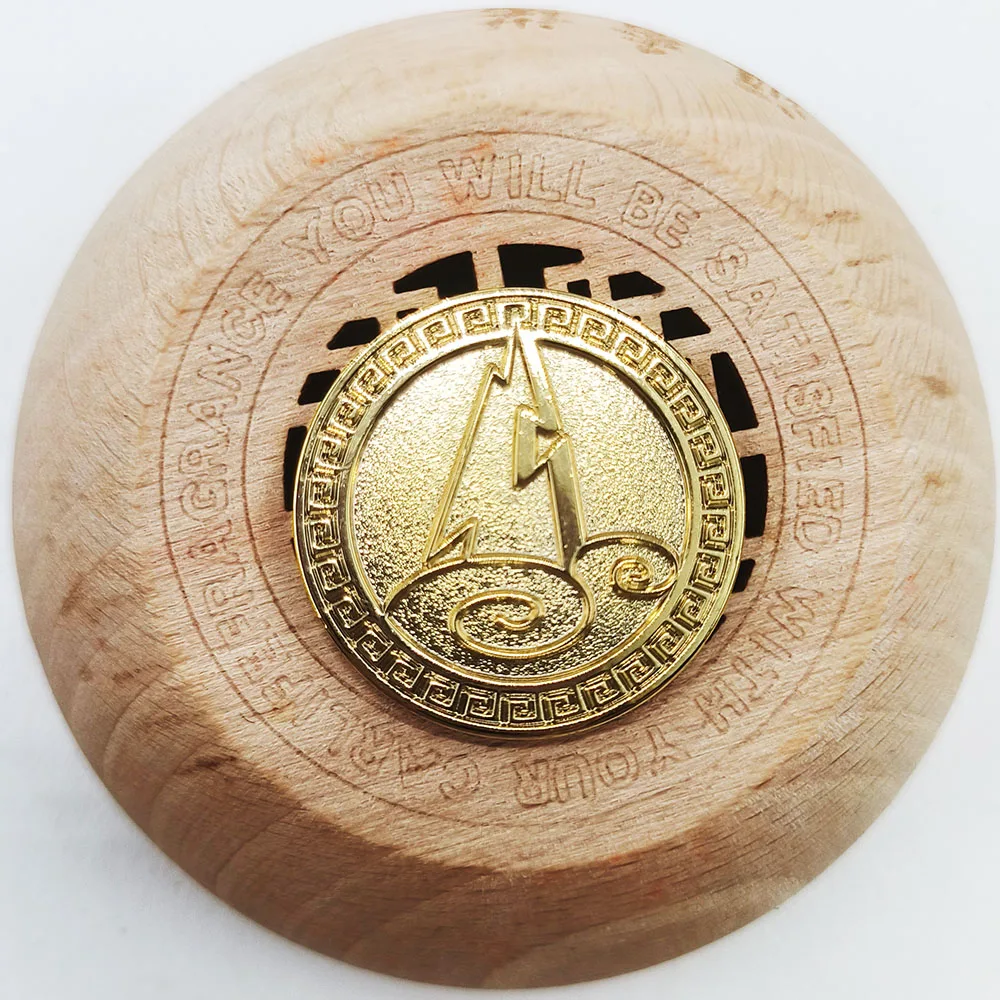 Брошь с символом богов Геркулес, металлическая булавка, креативный золотой круглый значок, украшение для одежды, булавка на лацкан, украшение для рюкзака, подарок