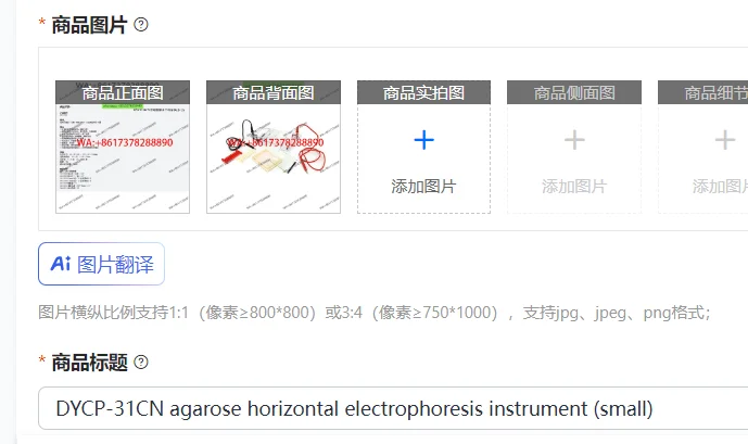 DYCP-31CN agarose horizontal electrophoresis instrument (small)