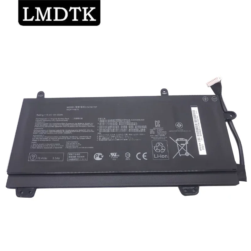 

LMDTK New C41N1727 Laptop Battery For ASUS ROG Zephyrus GM501 GM501GM GM501GS GU501 GU501GM 15.4V 55WH