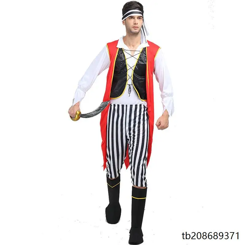 大人のカリブ海の海賊コスプレ衣装ハロウィンパフォーマンス服ロールプレイング衣装ステージ衣装女性の伝統的な服装