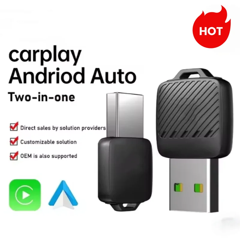 �y�Z�[�����z2 in 1 ���C�����XCarPlay ���C�����XAndroid Auto�A�_�v�^�[ �h���O�� �ԍڃC���e���W�F���g�V�X�e�� AI�X�}�[�g�{�b�N�X �L��CarPlay�Ή��ԗp