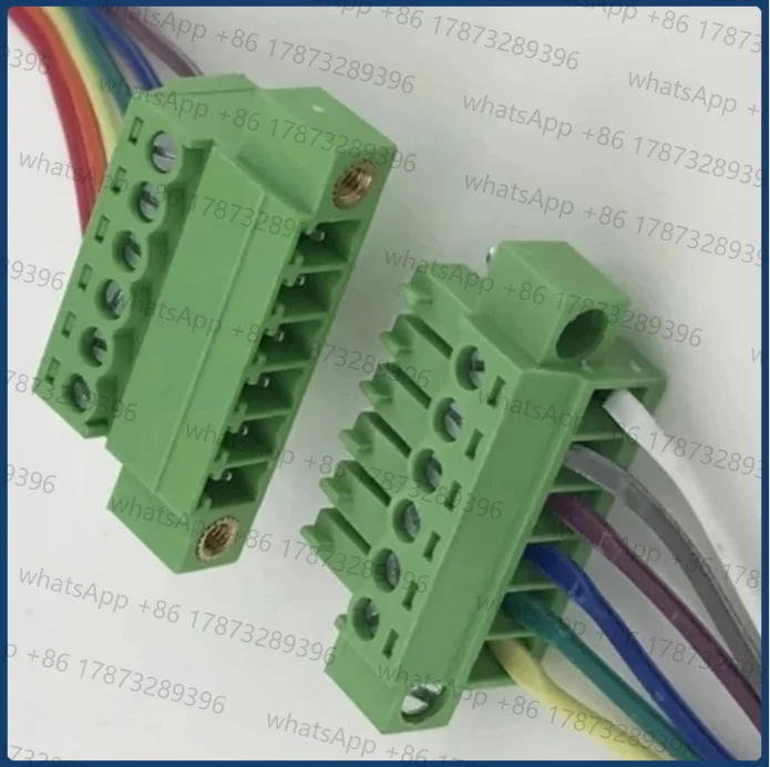 10 Sets 2EDGRK 15EDGKM Air Docking Solderless Plug-in Terminal Block with Edge Ear 3.81 5.08 Male Female Connector 2P~24P