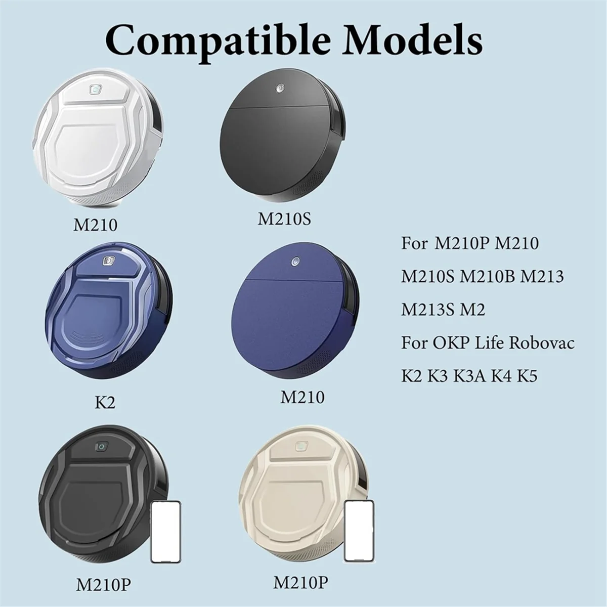 T71C Seitenbürste Hepa-Filter Ersatz für Lefant M210P M210 M210S M210B M213 M213S M2 Zubehör Kit