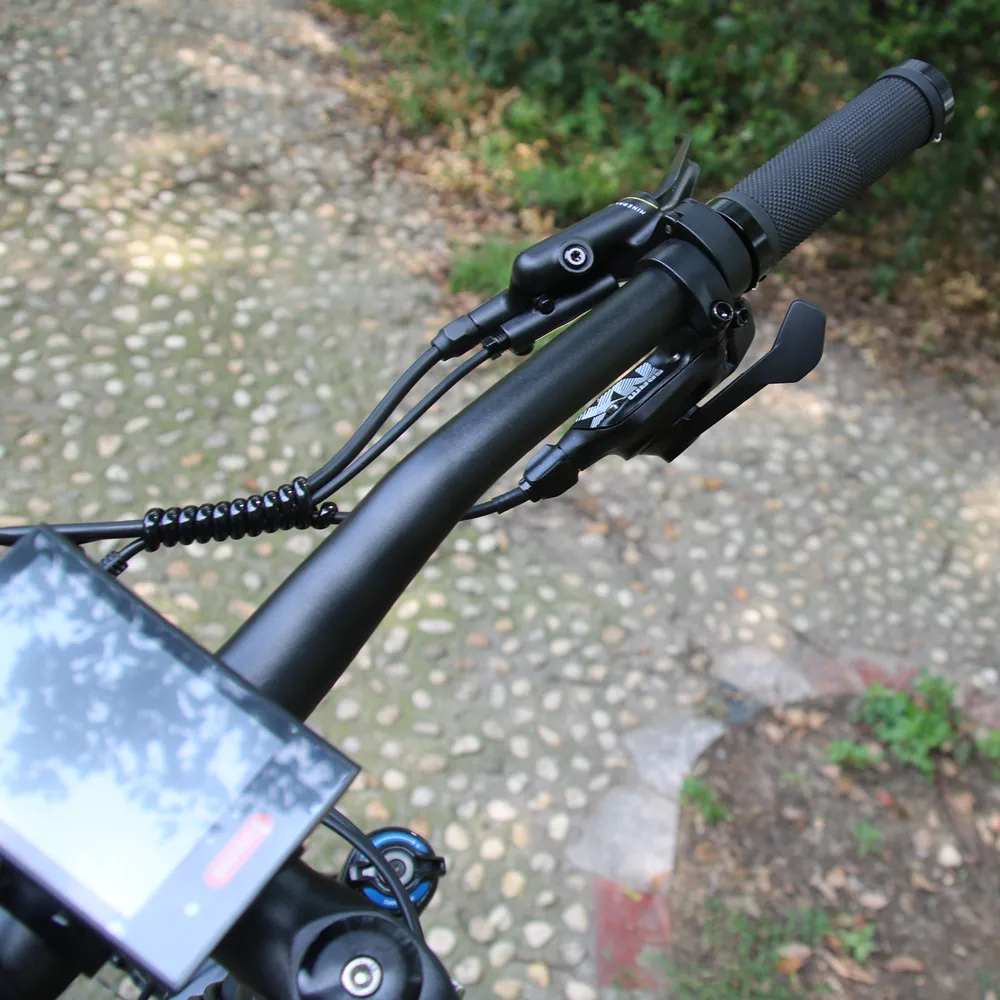 1000WCcarbon Mountain Bike Elettrico Bafang M620 48V 17.5Ah 50KM/H E-Bike Fat Tire 7 Velocità Freno Idraulico Off-Road Ebike ​