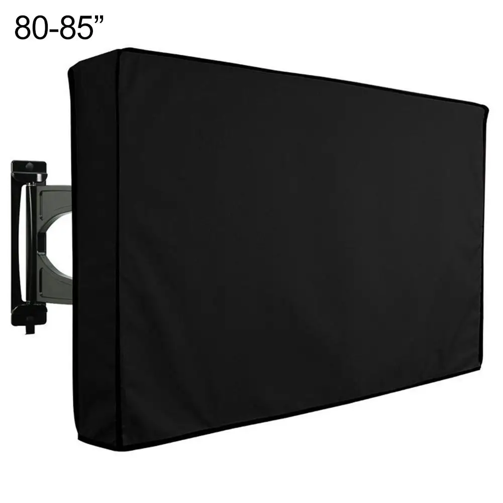 600D Oxford Fabric Outdoor TV Cover for 70 75/80 85 Inch LED LCD TVs Providing Protection from Outdoor Conditions
