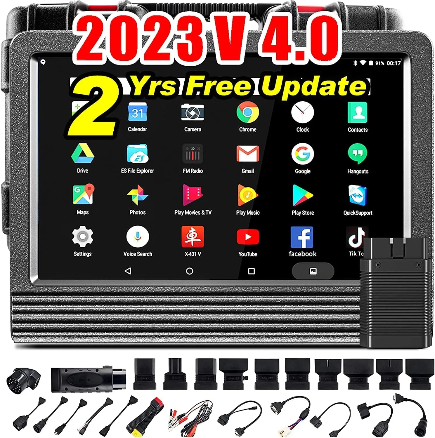 Original X431 V Plus Auto Obd2 Automotive Diagnostic Machine Vehicle Scanner Tools For All Cars Heavy Duty Truck