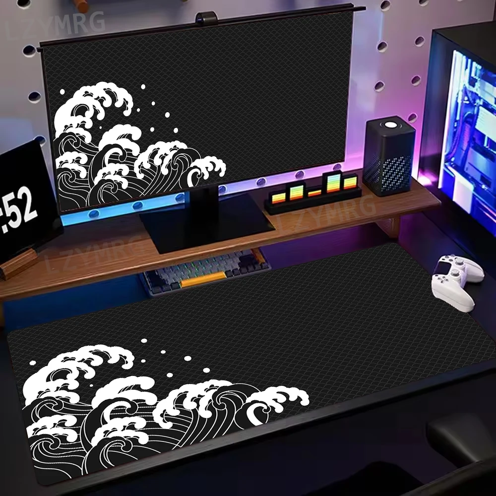 

Коврик для мыши Great Wave Art, большая резиновая основа, противоскользящие аксессуары для ПК, настольные аксессуары, коврик для мыши для офисов и геймеров, коврики для клавиатуры, декоративный коврик