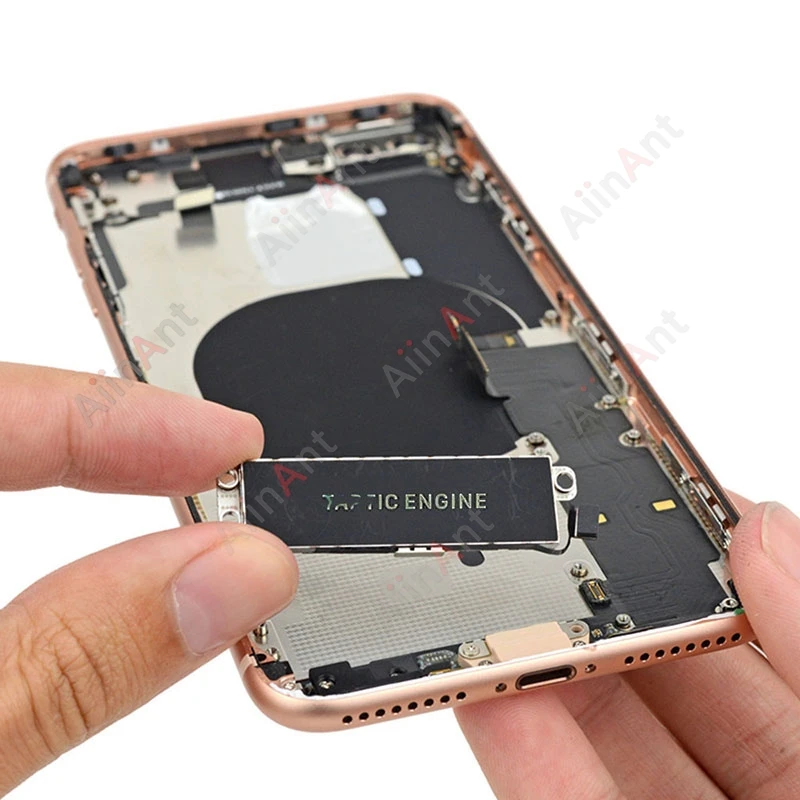 100% Test AiinAnt For TAPTIC ENGINE Vibrator Motor Flex Cable For iPhone 11 Pro X Xr Xs Max 7 8 Plus with Sticker