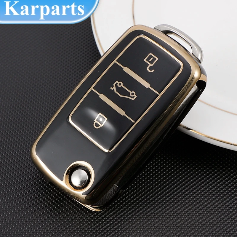 

TPU Car Key Case Keys Full Cover Protection Shell Bag for VW Volkswagen Polo Tiguan Passat Golf Jetta Lavida Skoda Octavia