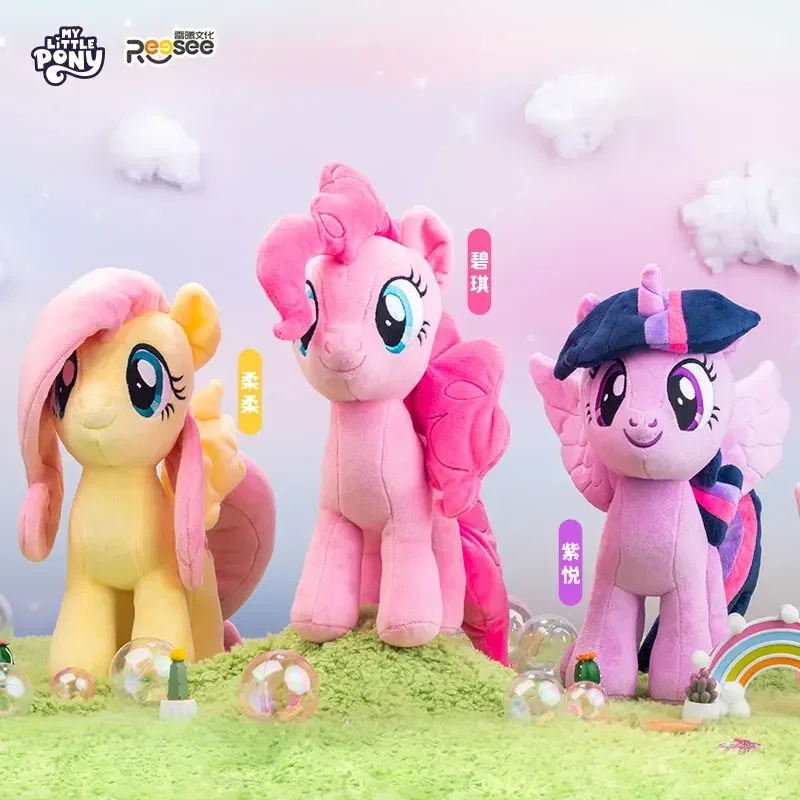 Novedad 2026: Juguetes de Peluche My Little Pony, Twilight Sparkle, Pinkie Pie, Rarity, Fluttershy, Applejack, Rainbow Dash, Muñecos de Peluche, Regalo de Navidad