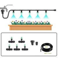 Automatic Flower Pot Watering System DIY Drip Irrigation System Garden Hose Watering Timer Kits Adjustable Saveing Water