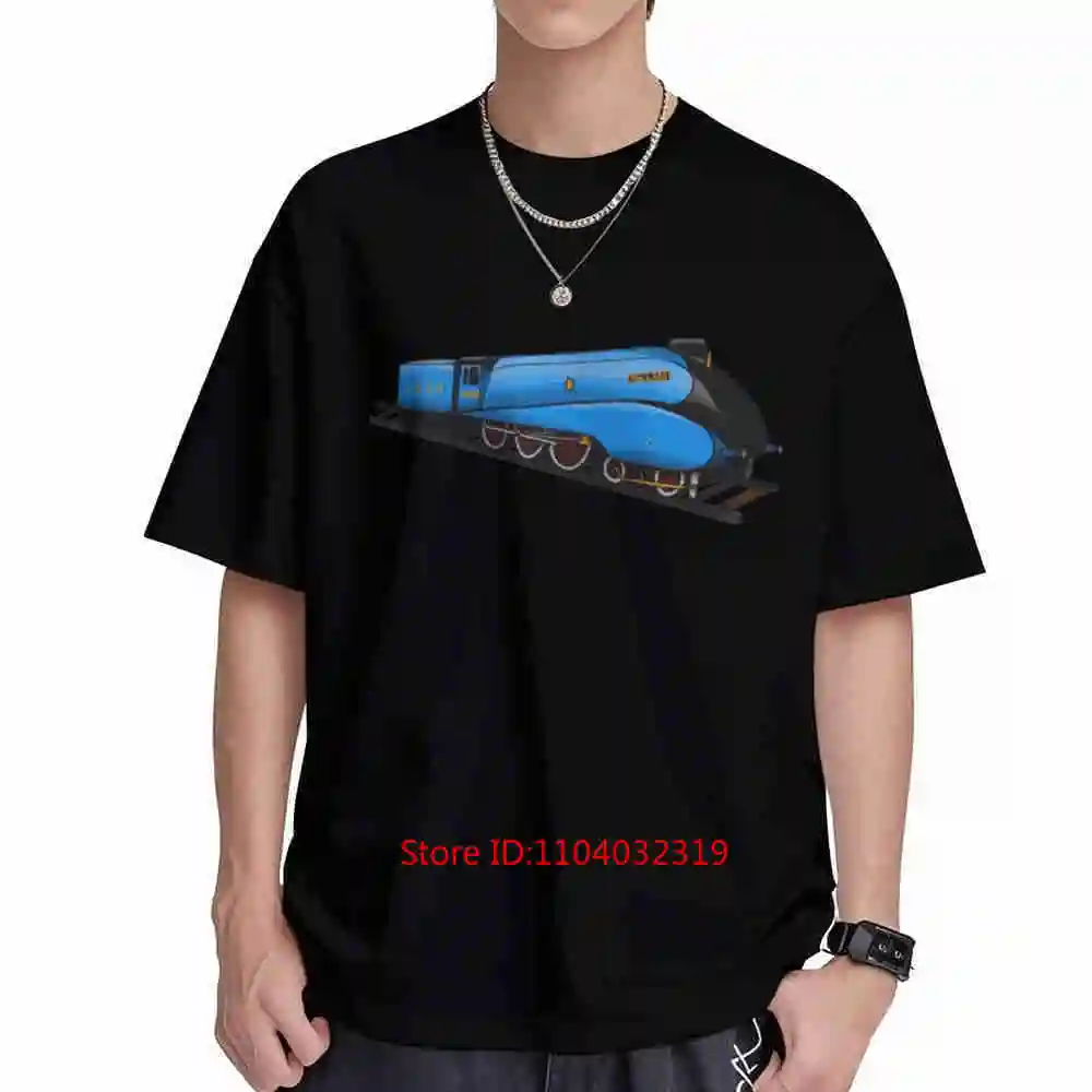 Mallard Steam Train Short Sleeve Tee 100% Cotton T-Shirt