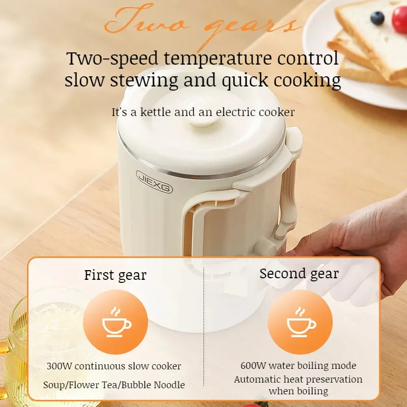 Portable Mini Kettle Separate Small Mini Electric Kettle Portable Folding Storable Noodle Pot