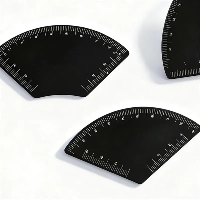 AB34-3Pcs Eyebrow Stencils Kit For Perfect Brow Shaping Fast Drawing Eyebrow Design Ruler For Microblading
