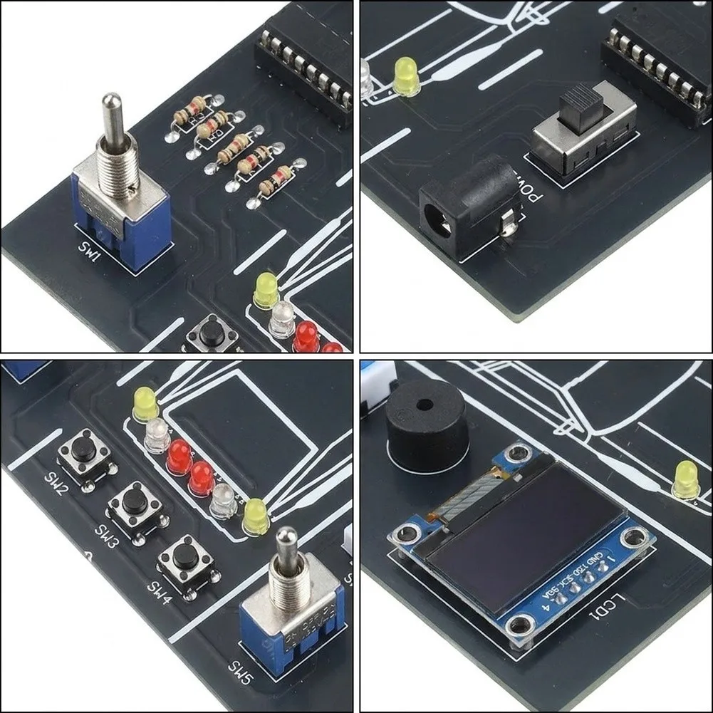 PCB-Based Car Driving Simulation Kit for Learning Soldering and Understanding Vehicle Lighting Circuit Operation