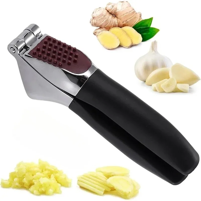 With Non-slip Handle Kitchen for Zinc Alloy Garlic Mincer Heavy Duty Ginger Squeezer Garlic Crusher Tools
