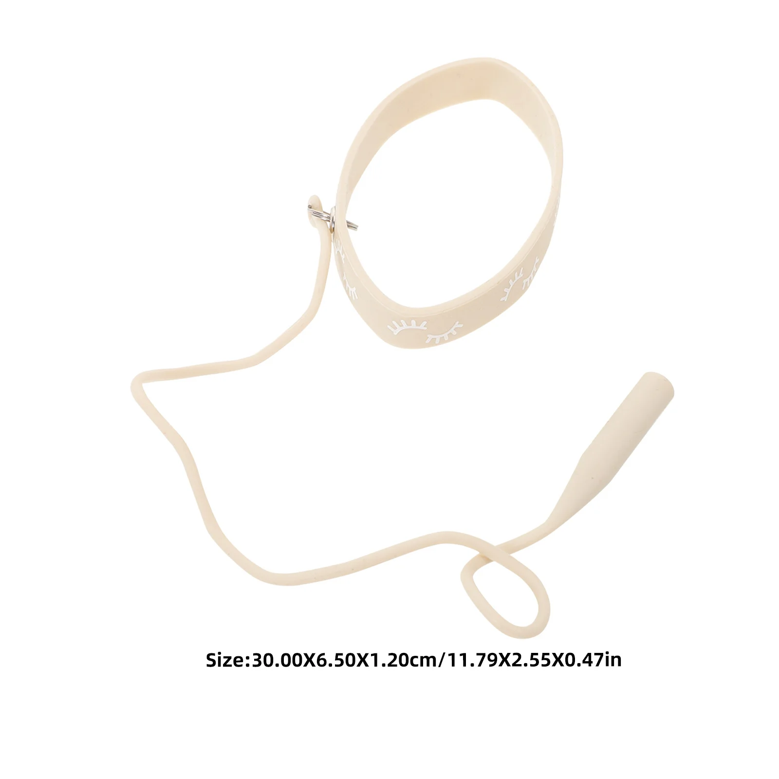 สายรัดข้อมือซิลิโคนสำหรับใส่แหนบต่อขนตา อุปกรณ์ป้องกันแหนบต่อขนตา สร้อยข้อมือเครื่องมือแต่งหน้า อุปกรณ์เสริมสำหรับต่อขนตา