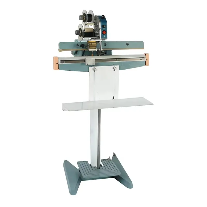 Foot Plastic Bag Sealer Pedal Sealer Semi-Automatic For Paper Packaging Beverage Textiles & Apparel Applications