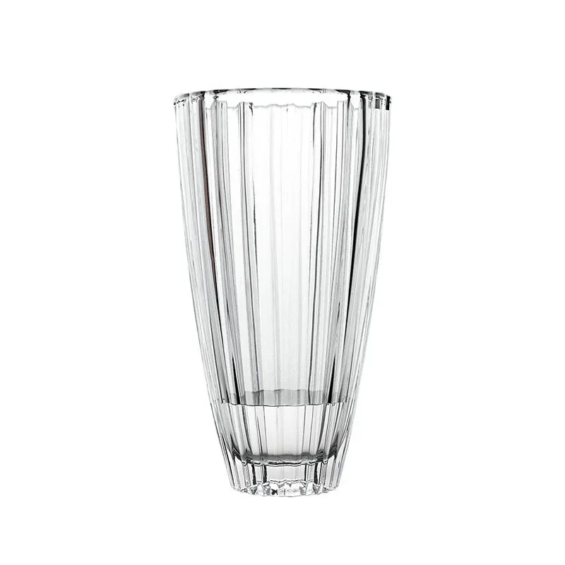 Crystal glass vase, living room hydroponic ornament, European crystal vase