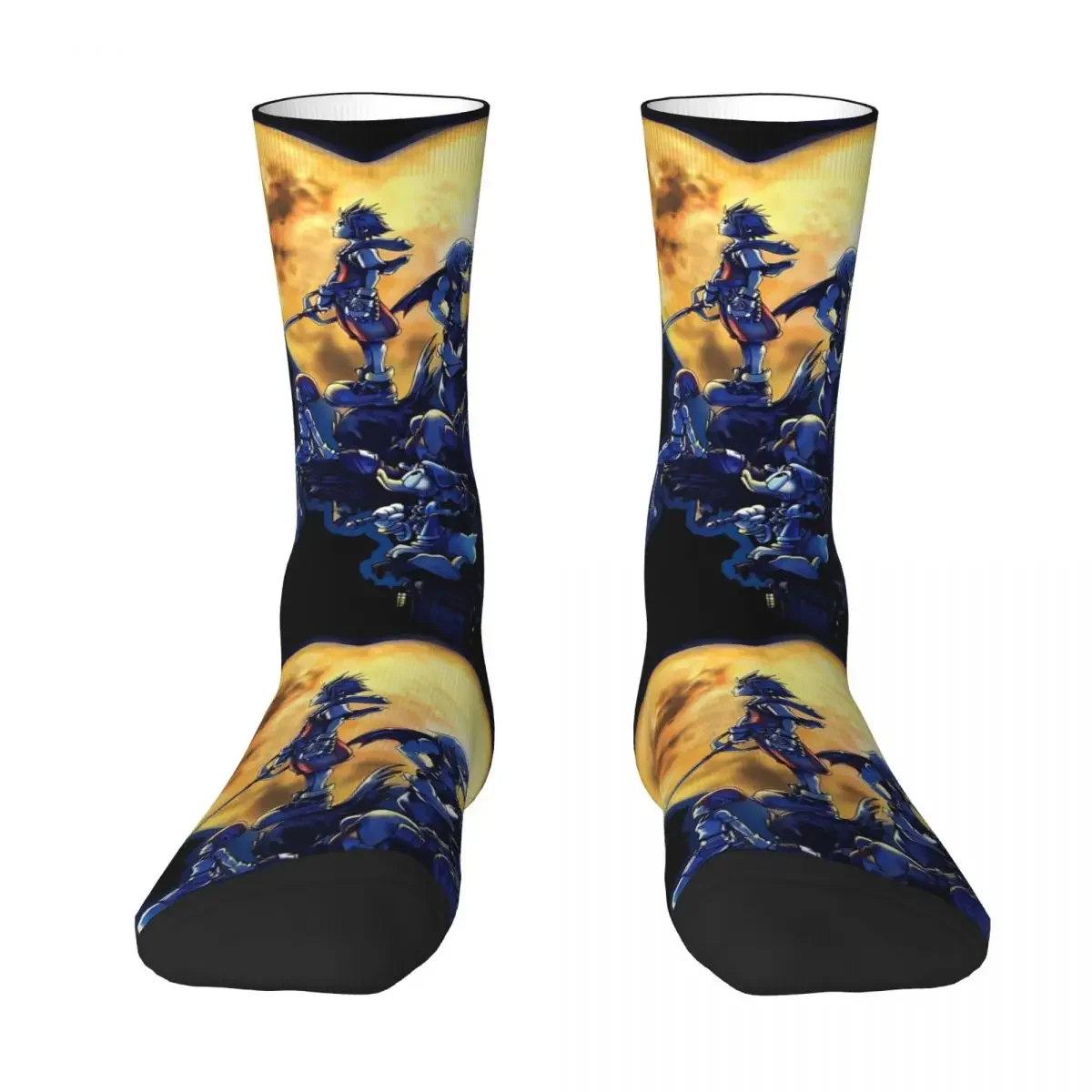 

King.dom Hearts Ps2 Cover Socks Harajuku Super Soft Stockings All Season Long Socks Accessories for Man Woman's Birthday Present