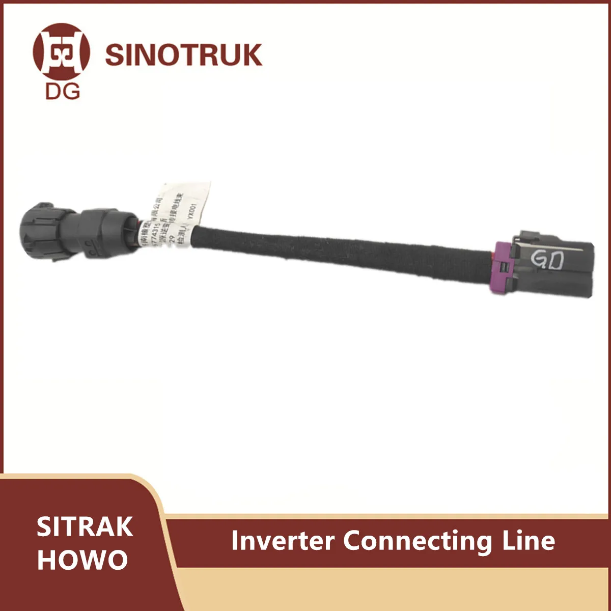 

Inverter Connecting Line For SINOTRUK SITRAK HOWO T7H T5G 220V Power Harness Plug Original Truck Parts