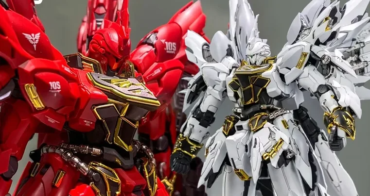 

Модель Comet Sinanju, красно-белая версия, шарнирный меха-конструктор, сложная сборка, игрушка и подарок, в наличии