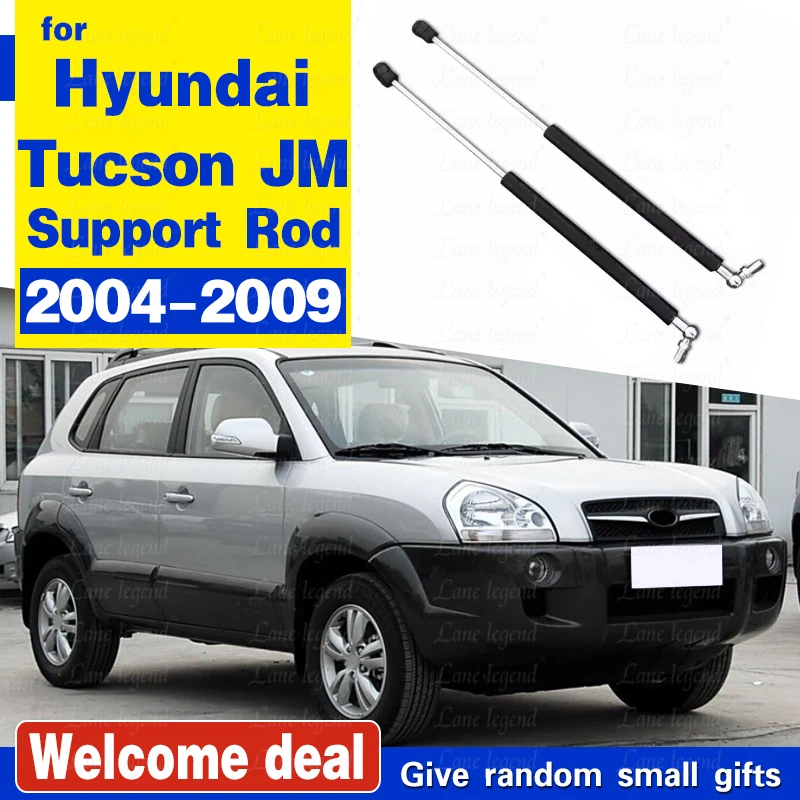 

For Hyundai Tucson JM 2004-2009 Car Refit Front Bonnet Cover Lifting Support Spring Gas Shock Strut bars Hydraulic rod Styling