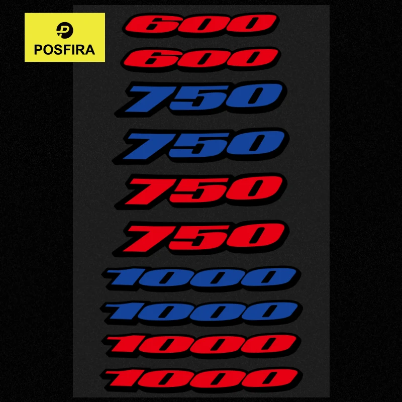 

POSFIRA Motorcycle Stickers Waterproof Decals for Suzuki GSXR 600 750 1000 K5 K6 K7 K8 K9 K4 K3 K2 K1 GSX-R GSX R Accessories
