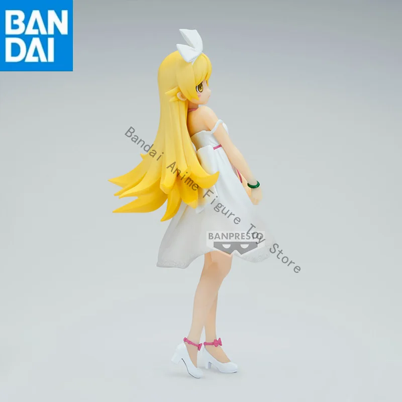 in stock Original Genuine BANDAI NAMCO BANPRESTO Monogatari Series ESPRESTO Oshino Shinobu PVC 20cm Figure model doll toy gift