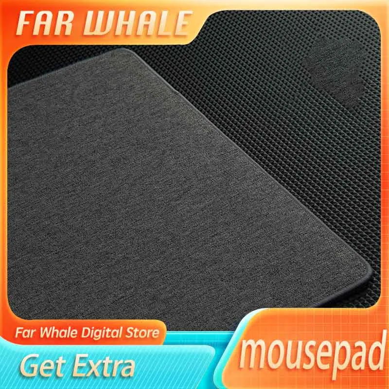 

Shock Absorption Linen Table Mouse Pad Non-Slip Rubber Durable Oversized Table Mats Advanced For Computer Games Esports Gifts