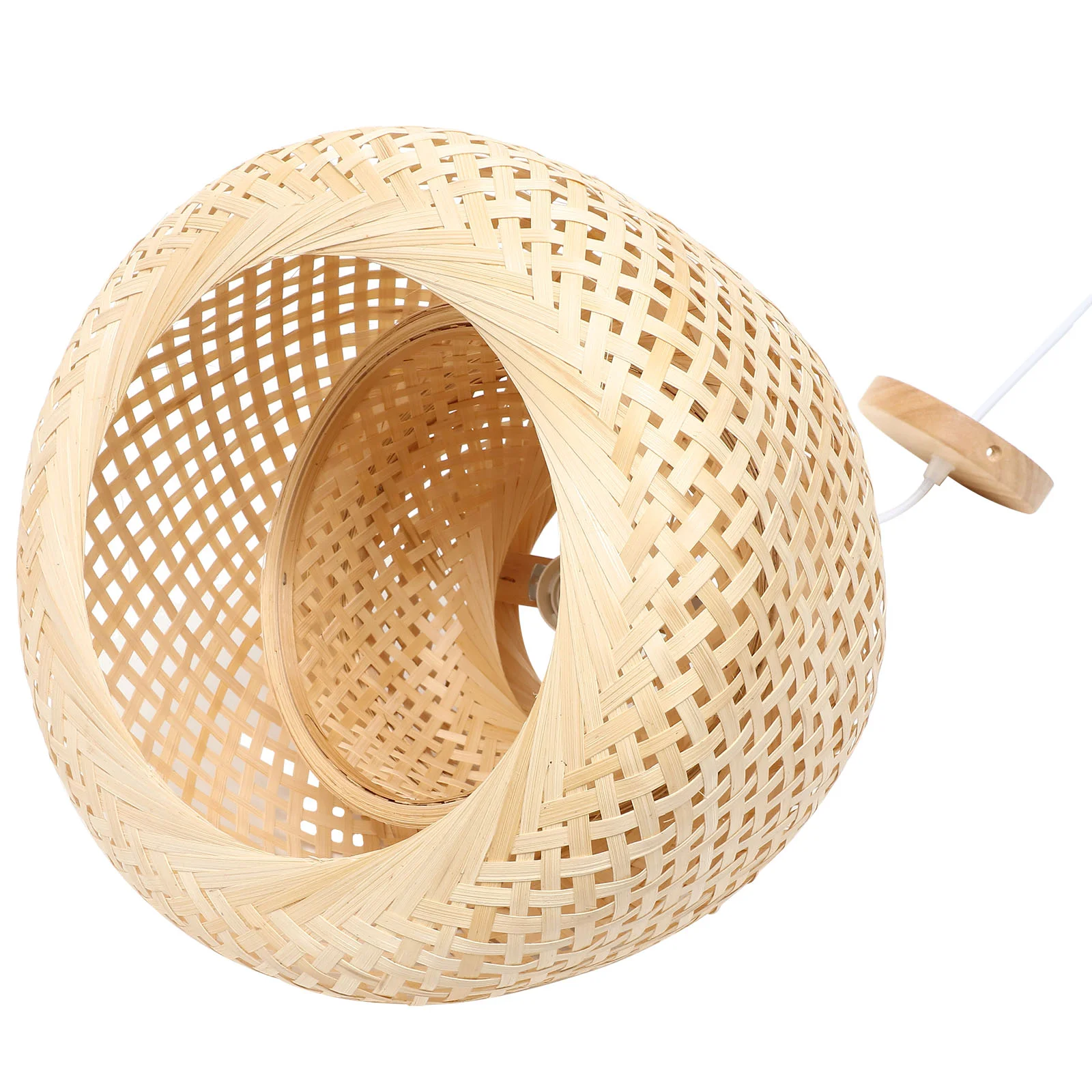 

Ceiling Light Lampshade Retro Home Rattan Simple Hanging Weave for Hallway Office